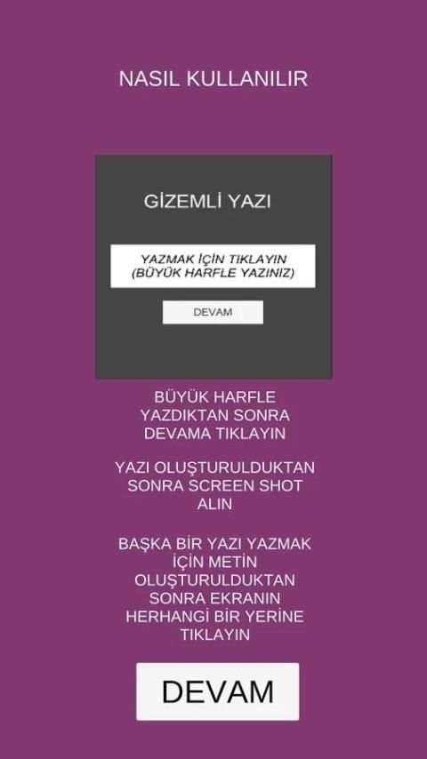 Gizemli Yazı स्क्रीनशॉट 3