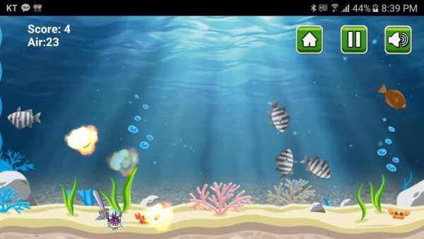 Angry Ninja Fishing screenshot 1