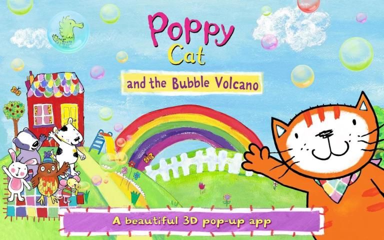Poppy Cat Bubble Volcano Free скриншот 10