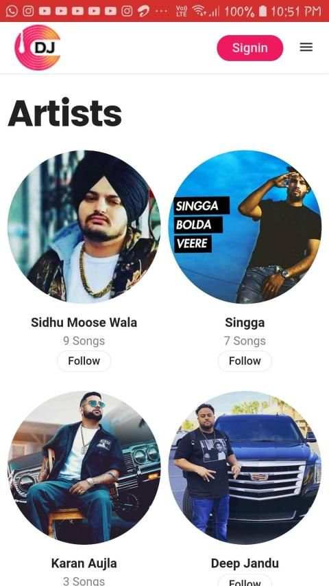 DJ Punjabi Mp3 Songs screenshot 1