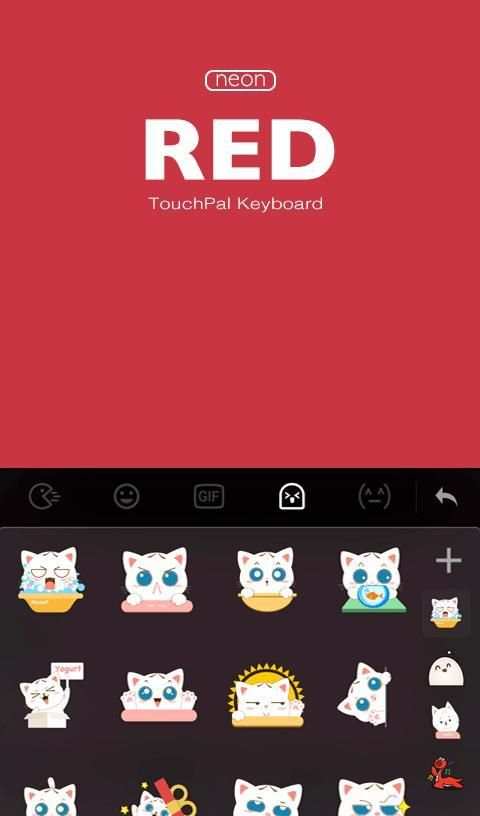 Special Red Keyboard Theme скриншот 2