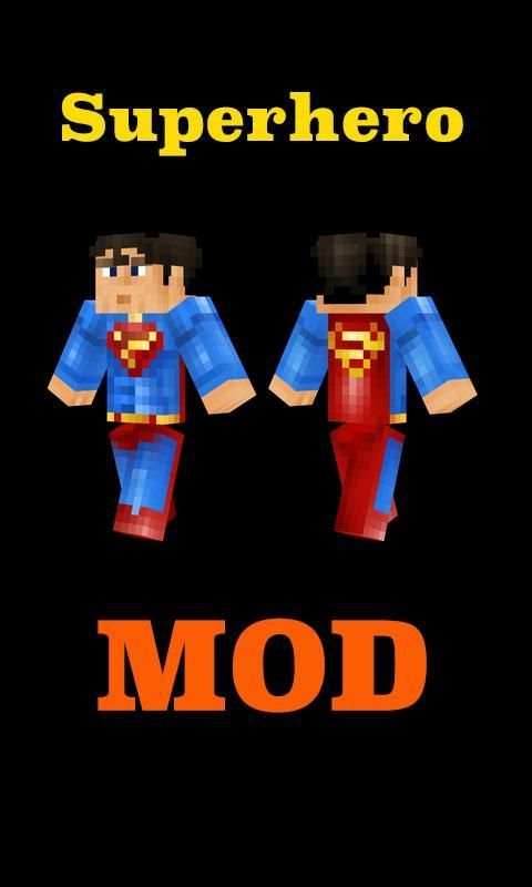Superhero mod for Minecraft PE screenshot 3