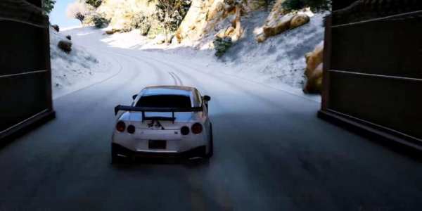 GTR Driving Nissan Winter screenshot 4