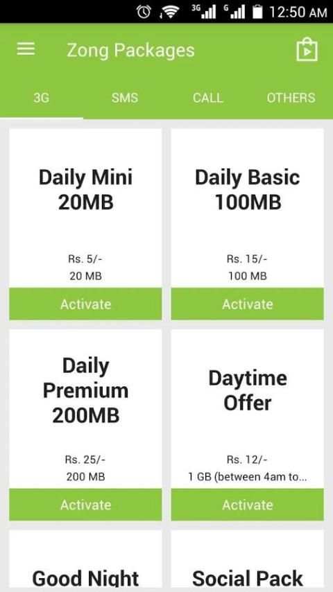 Zong 4G Packages स्क्रीनशॉट 6
