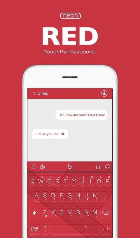 Special Red Keyboard Theme скриншот 6