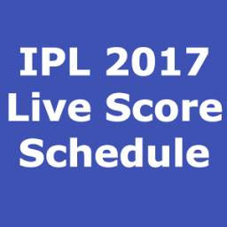 IPL 2017 live Score Schedule
