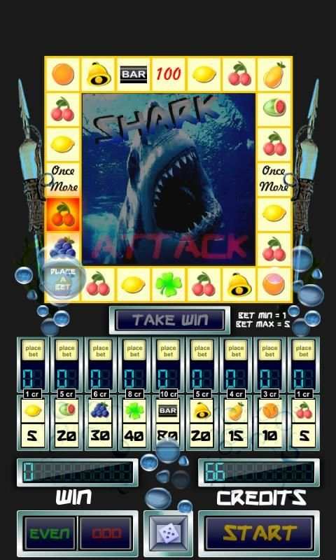 slot machine shark attack स्क्रीनशॉट 1
