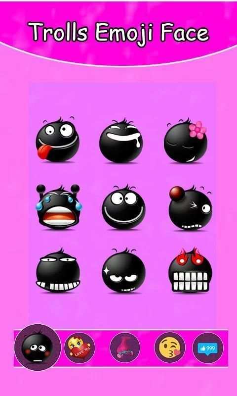 Trolls Emoji Face скриншот 5