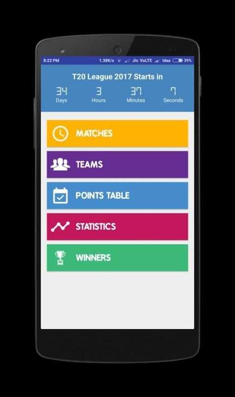 Schedule for IPL 2017 screenshot 3