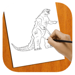 Learn how to Draw Godzilla иконка