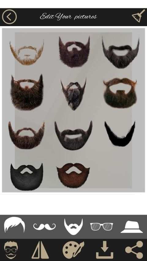 makeup men beard скриншот 3
