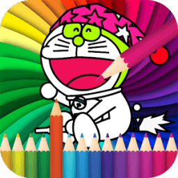 Coloring Book Blue Cat иконка