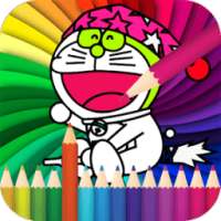 Coloring Book Blue Cat