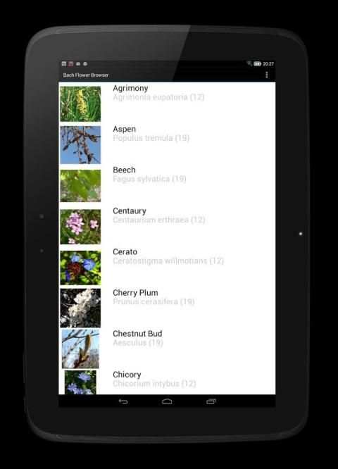 Bach Flower Remedy Browser скриншот 3