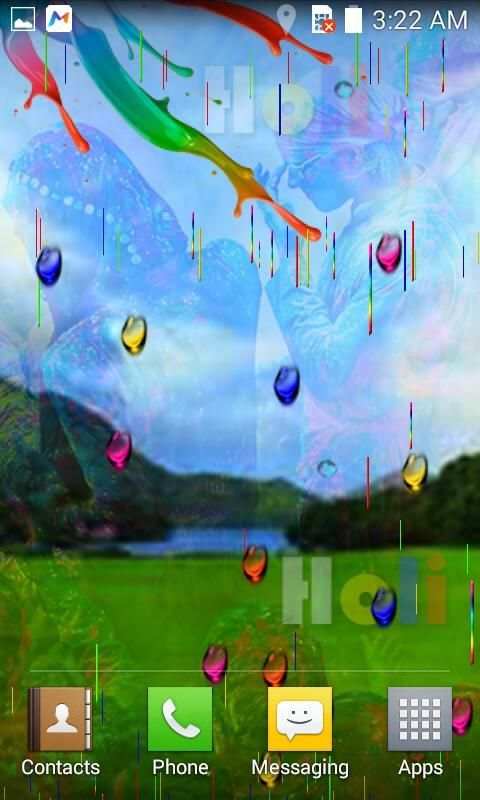 Holi Live Wallpaper 2017 स्क्रीनशॉट 8