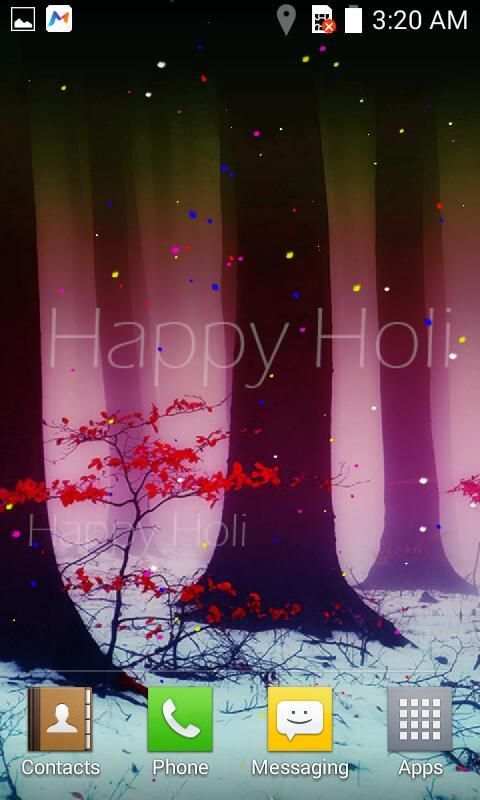 Holi Live Wallpaper 2017 स्क्रीनशॉट 7