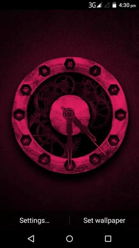 Analog Clock LWP screenshot 6