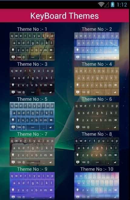 کیبورد فارسی screenshot 2