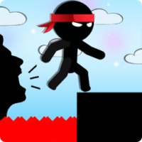 Крик идти Stickman прыжок
