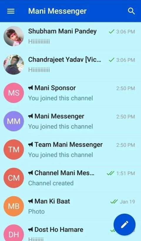 Mani Messenger screenshot 7
