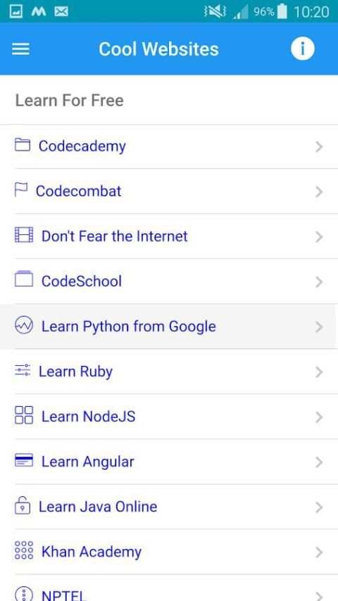 Cool Websites screenshot 2