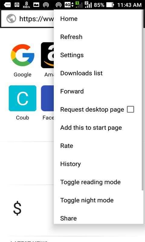 5G Fast Browser screenshot 2