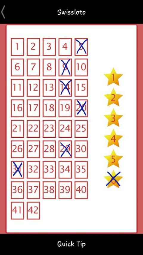 QuickTip Lotteries screenshot 1