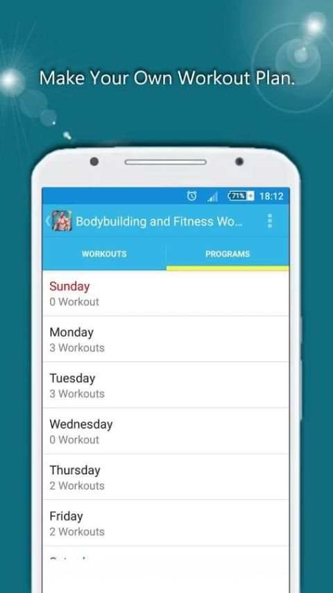 BodyBuilding & Fitness Workout screenshot 1