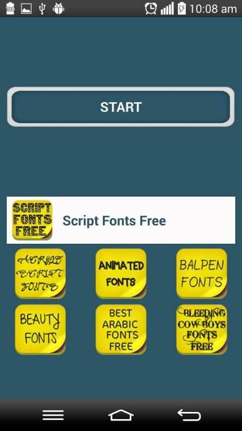Script Fonts Free screenshot 3