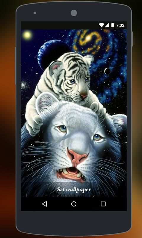 Tiger Live Wallpaper स्क्रीनशॉट 6