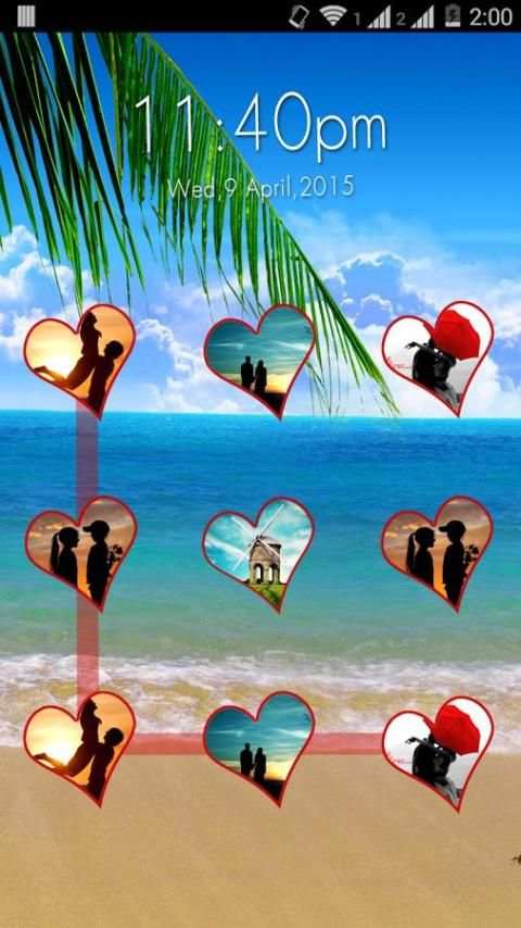 Heart Lockscreen screenshot 4
