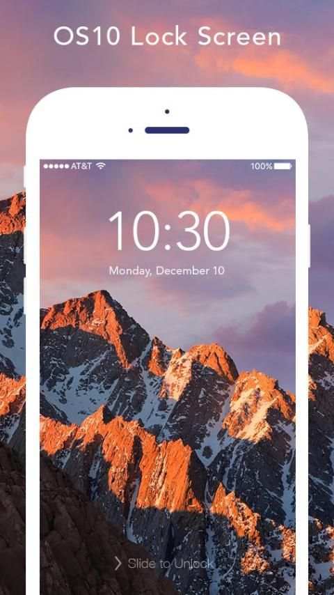 OS10 iLock Screen Phone7 Style screenshot 1