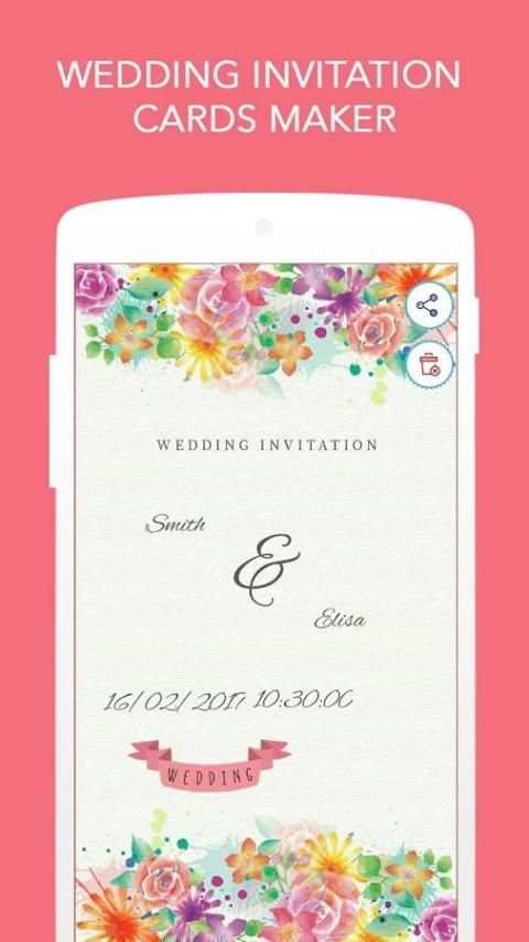 Wedding Invitation Cards Maker скриншот 5