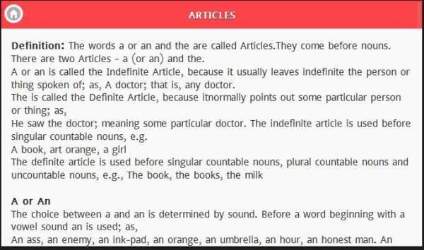 English Grammar screenshot 2