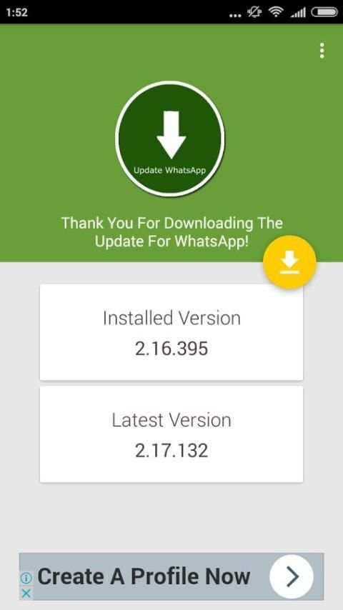 Update Whatsapp App screenshot 5
