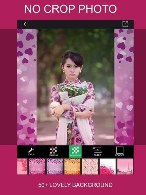 Bingkai-ada persegi Foto Crop screenshot 3