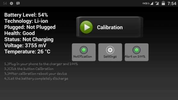 Battery Calibration screenshot 2