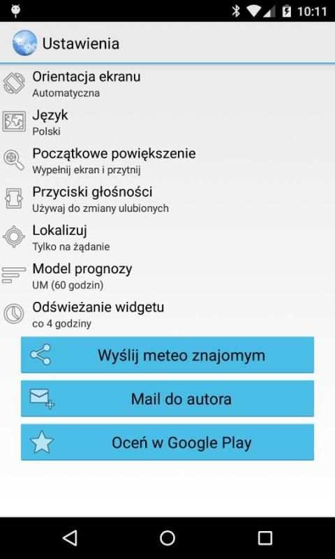 Meteo - czytnik meteo.pl скриншот 3