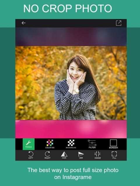 Bingkai-ada persegi Foto Crop screenshot 6