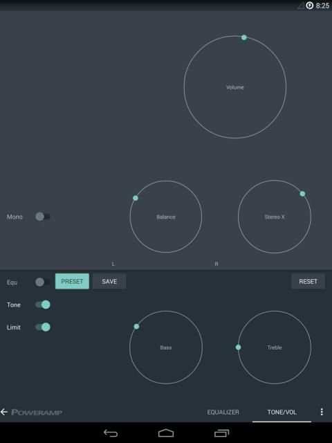 Skin for Poweramp Material screenshot 2