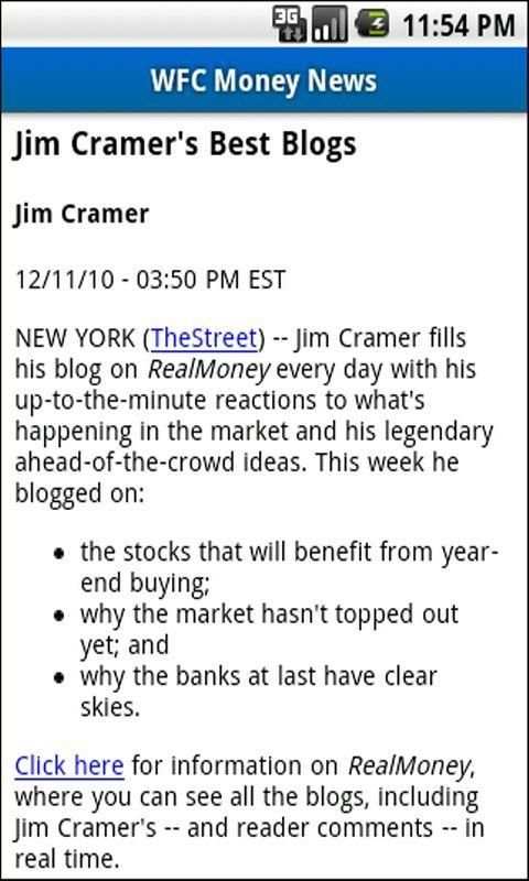 MSN Money News screenshot 1