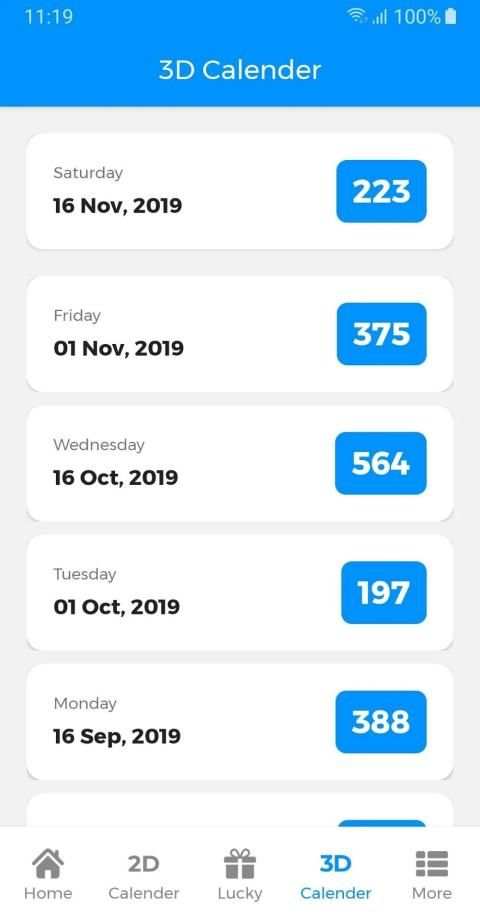 Myanmar 2D3D : LIVE 2d3dApp स्क्रीनशॉट 9