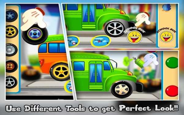 Bus Sekolah Builder-Car Garag screenshot 13