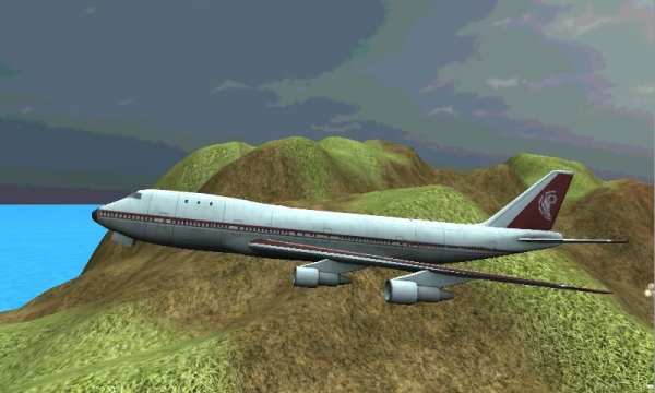 3D Airplane Flight Sim स्क्रीनशॉट 4