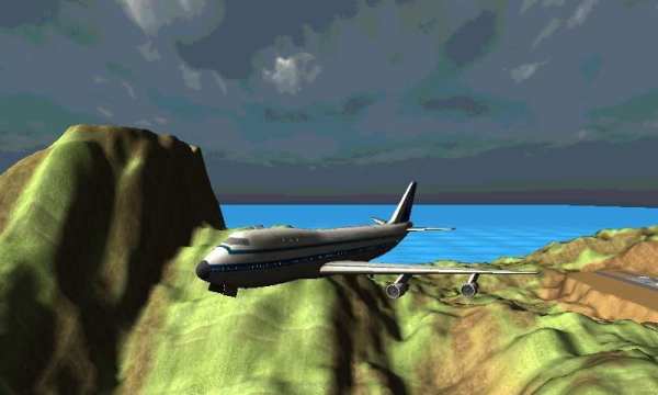 3D Airplane Flight Sim скриншот 1