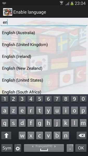 تغيير لغة الاندرويد screenshot 2