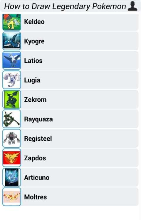 How to Draw Legendary Pokemon screenshot 8