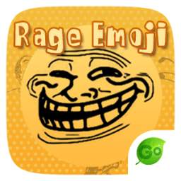GO Keyboard Sticker Rage Emoji