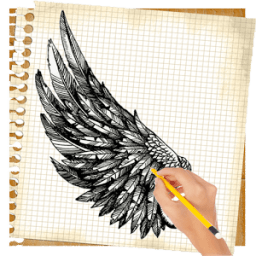 ikon How to draw wings