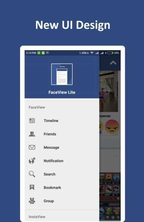 FaceView for Facebook Lite 8 تصوير الشاشة
